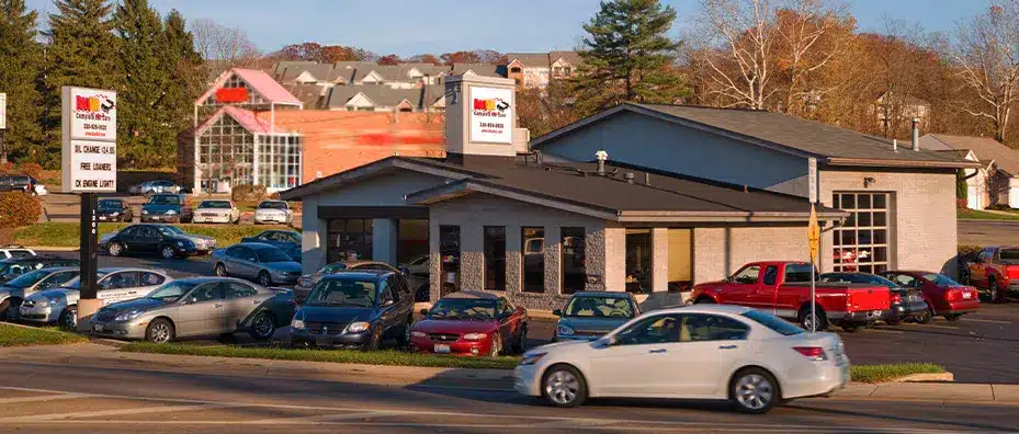 The outside of Rad-Air's Akron location