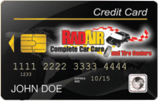 Rad Air credit card