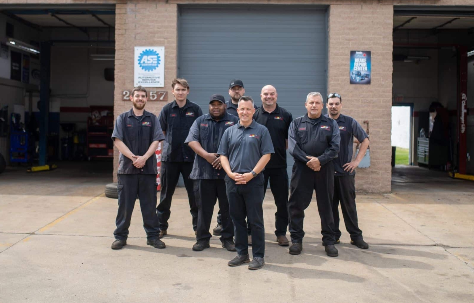 Mechanic discussing repairs with a customer at Rad Air